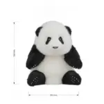 5-month-old Menglan handmade simulation panda doll pillow gift girl wool plush toy