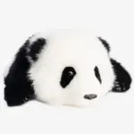 3-month-old Heye handmade simulated panda doll pillow sheepskin plush toy