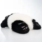 3-month-old Heye handmade simulated panda doll pillow sheepskin plush toy