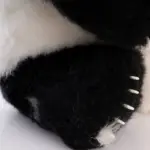 6-month-old Hehua handmade simulation panda doll pillow gift girl wool plush toy