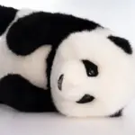 6-month-old Hehua handmade simulation panda doll pillow gift girl wool plush toy