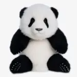 5-month-old Menglan handmade simulation panda doll pillow gift girl wool plush toy