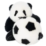 5-month-old Menglan handmade simulation panda doll pillow gift girl wool plush toy
