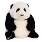 6-month-old Hehua handmade simulation panda doll pillow gift girl wool plush toy